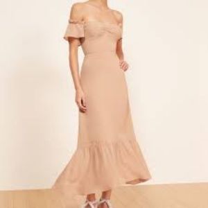 Reformation Butterfly Dress [Champagne]